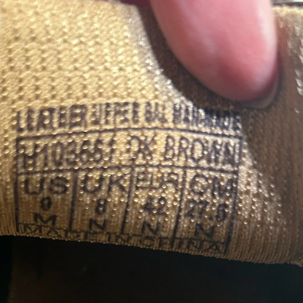 Hush Puppies‎ Outclass Leather Oxford in Cognac Leather size 9